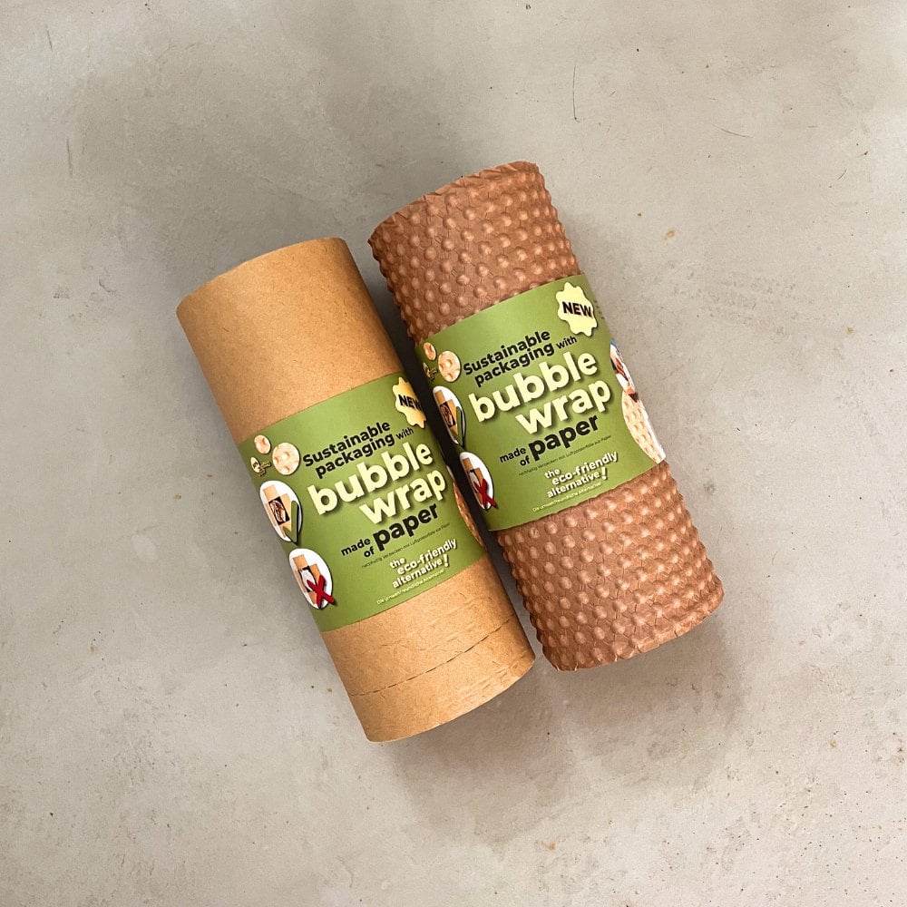 PapairWrap handliche 5m Rollen nachhaltige Luftpolsterfolie aus Papier