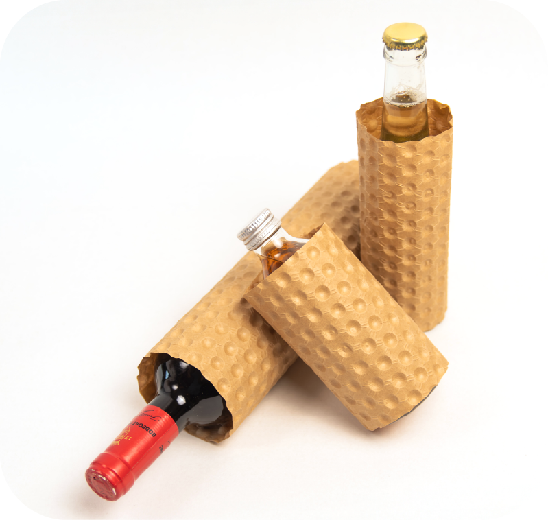 PapairSleeve paper bottle sleeve packaged glass bottles padding 05