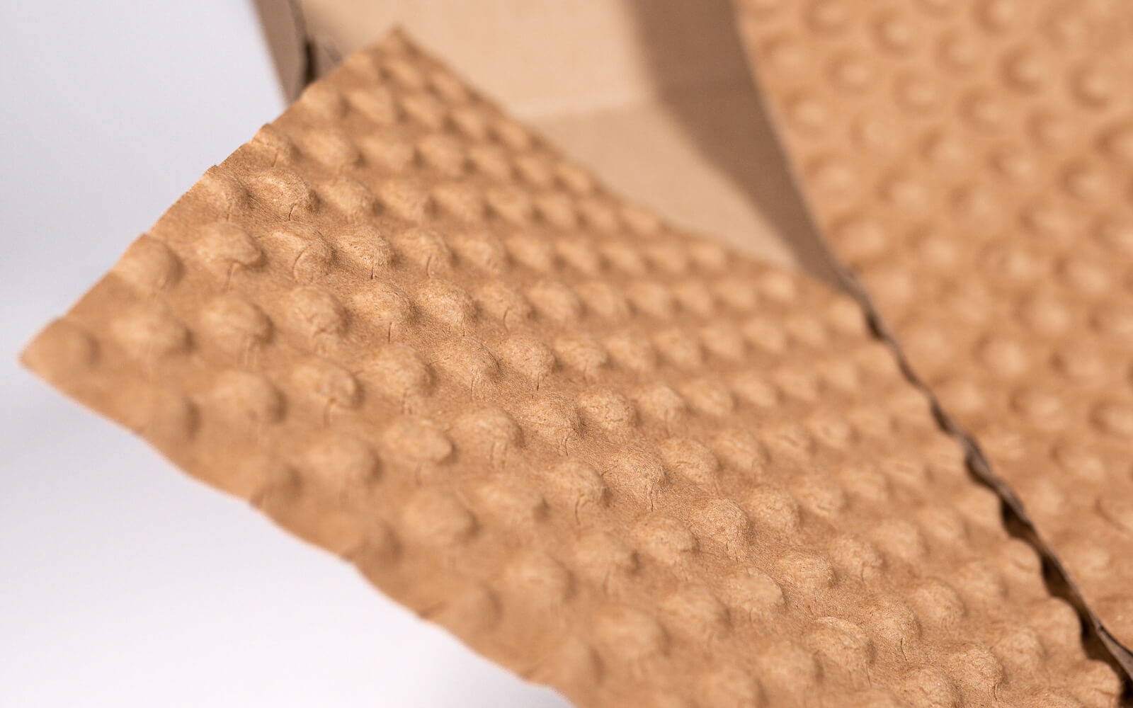 Bubble wrap made of paper as a sustainable packaging alternative from the startup Papair from Hanover, Germany
