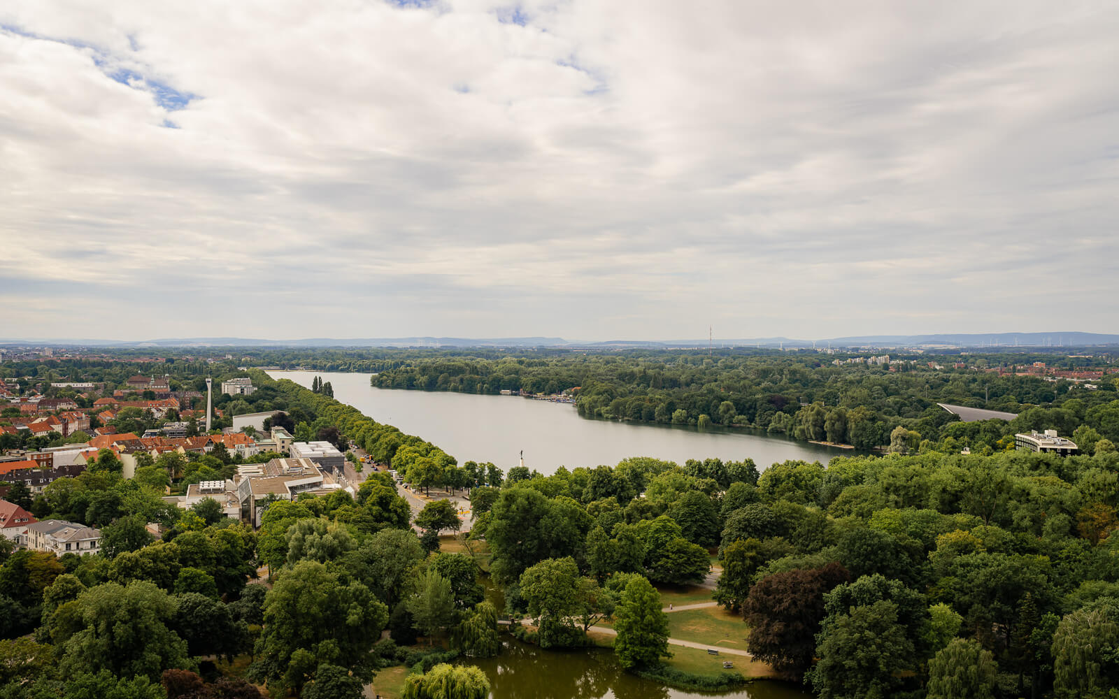 Der Maschsee in Hannover Der Maschsee in Hannover